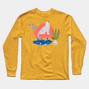 Leopards and armchair Long Sleeve T-Shirt